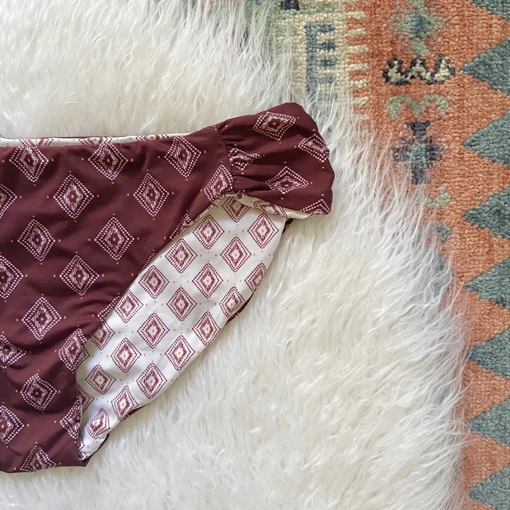 urban outfitters reversible bikini bottom boho vibes - Picture 10 of 14